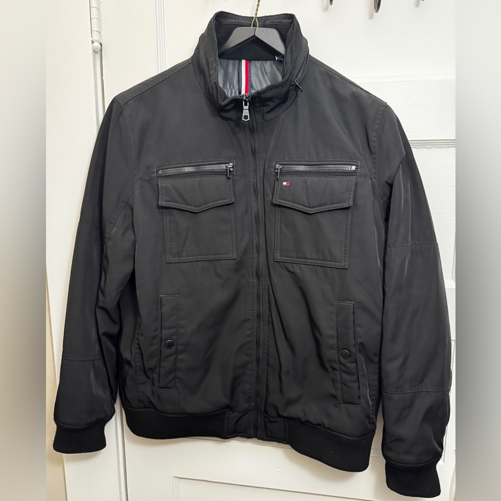 Tommy Hilfiger Men’s Insulated Water & Wind Resistant- Bomber Style